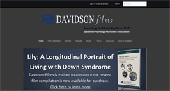 Desktop Screenshot of davidsonfilms.com