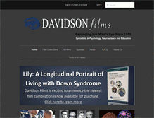 Tablet Screenshot of davidsonfilms.com